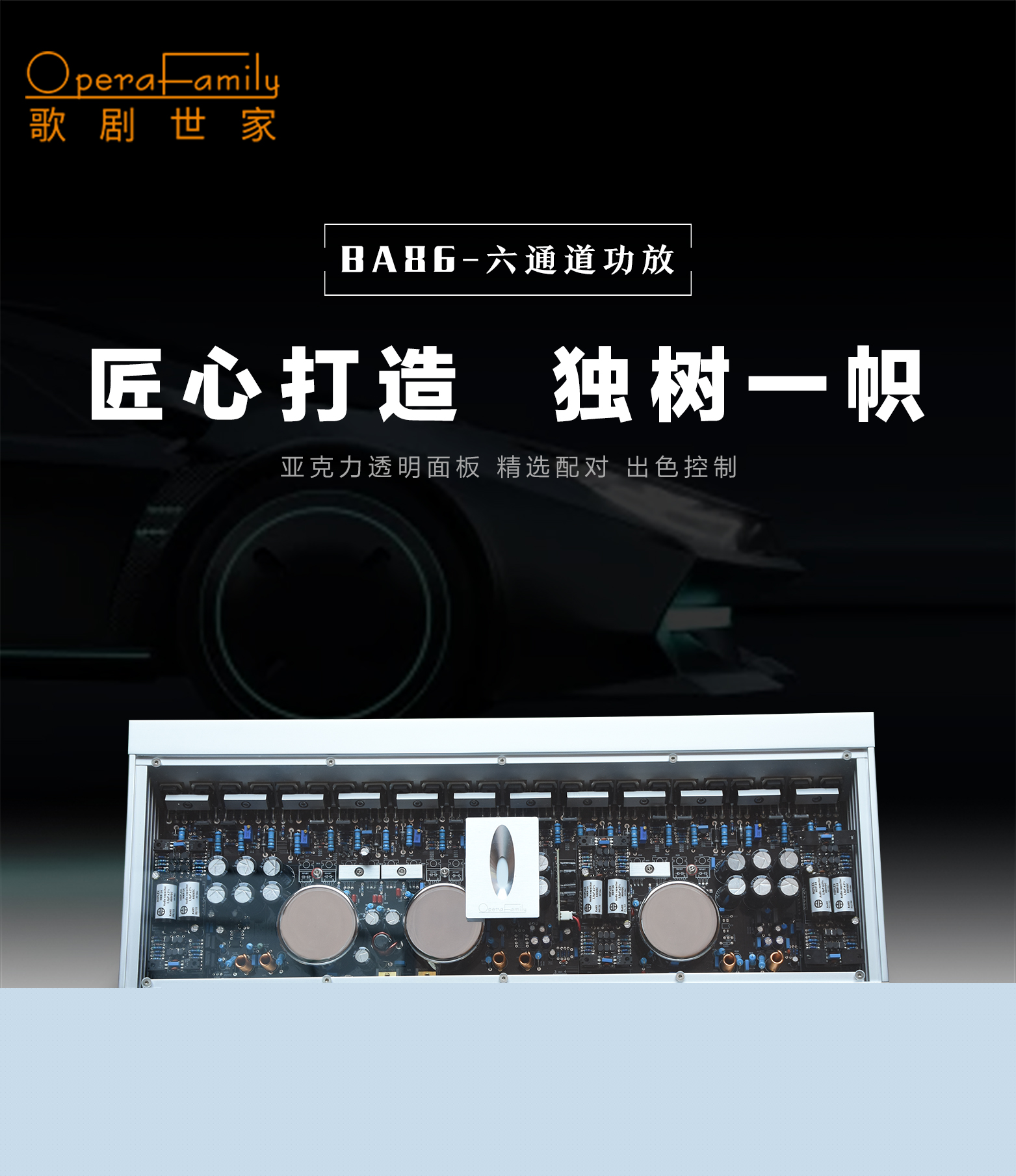 歌劇世家BA 86六通道功放
