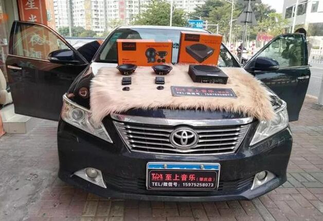 豐田凱美瑞與歌劇世家相互訴說秘密心事【肇慶至上音樂汽車音響改裝】