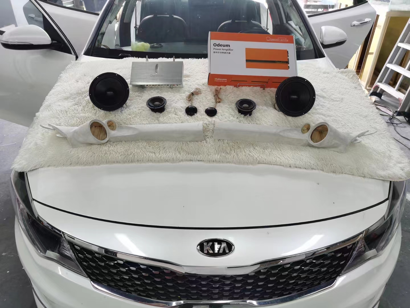起亞K5升級(jí)歌劇世家Odeum6音樂廳六路功放，打造適合您的音樂！